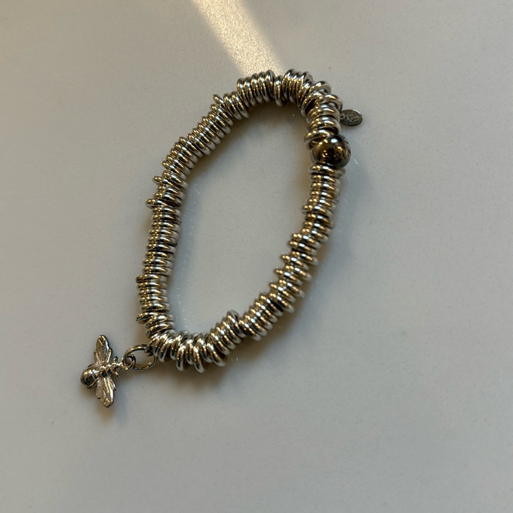 Links of London silver sweetie charm bracelet with bee charm